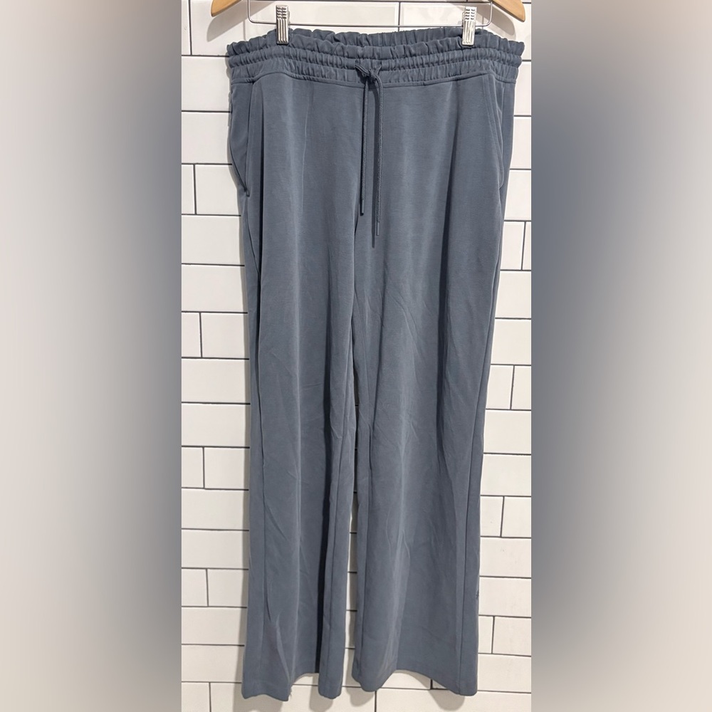 Athleta Seasoft Drawstring Pants Shadow Blue L - image 7